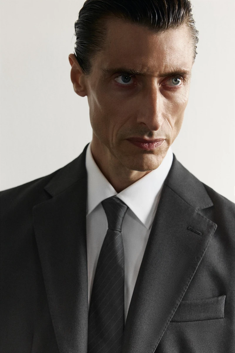 100% WOOL SUIT BLAZER