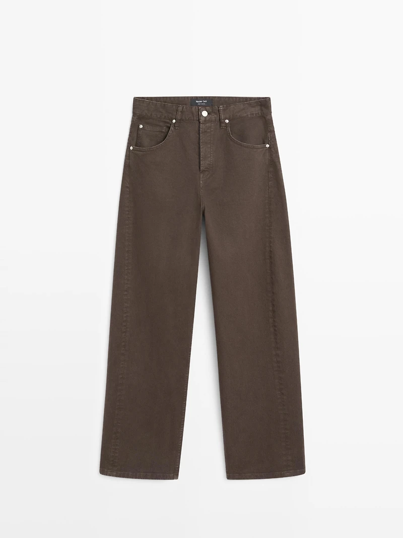 High-waist balloon fit jeans