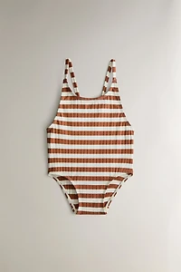 MAILLOT DE BAIN ENFANT À RAYURES