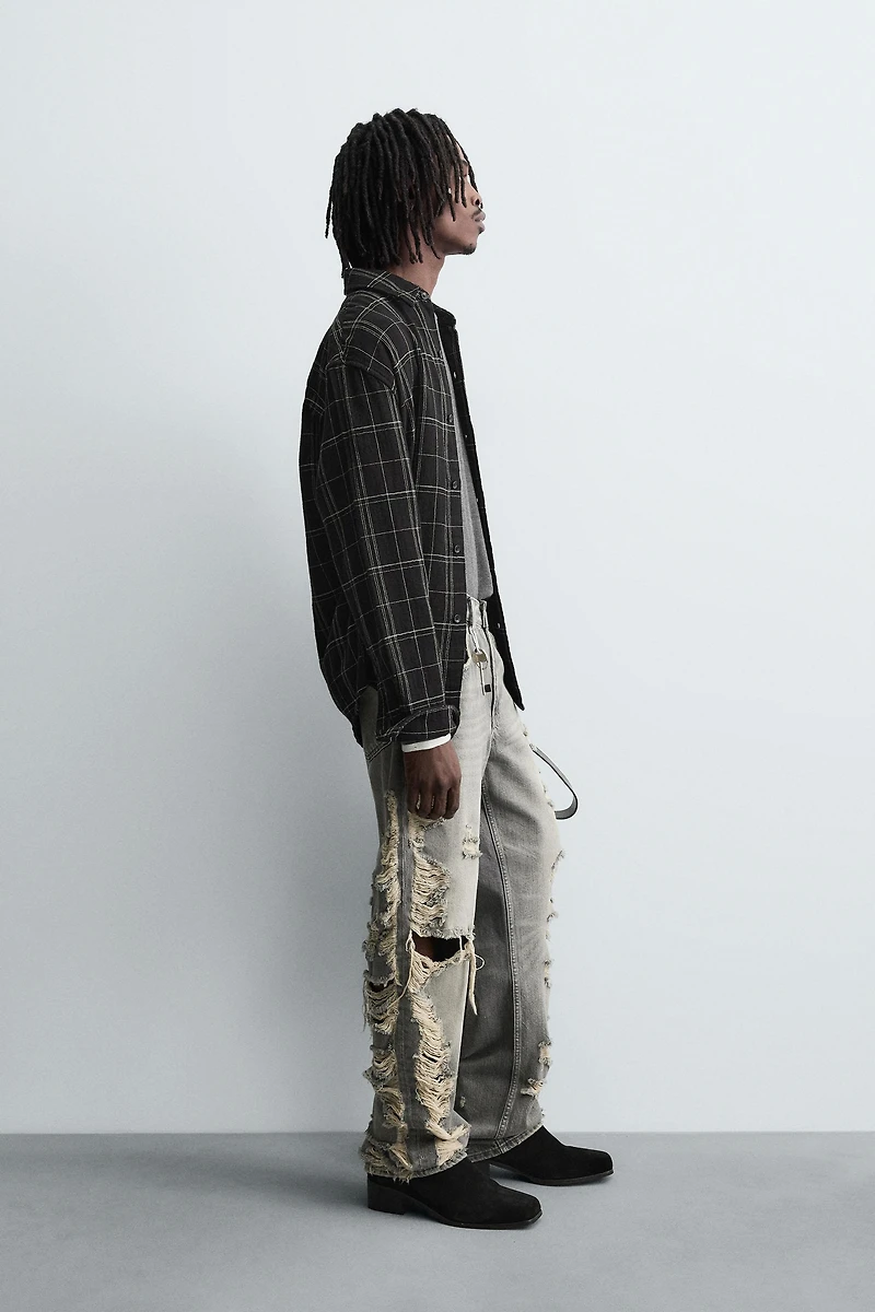 PLAID OVERSHIRT