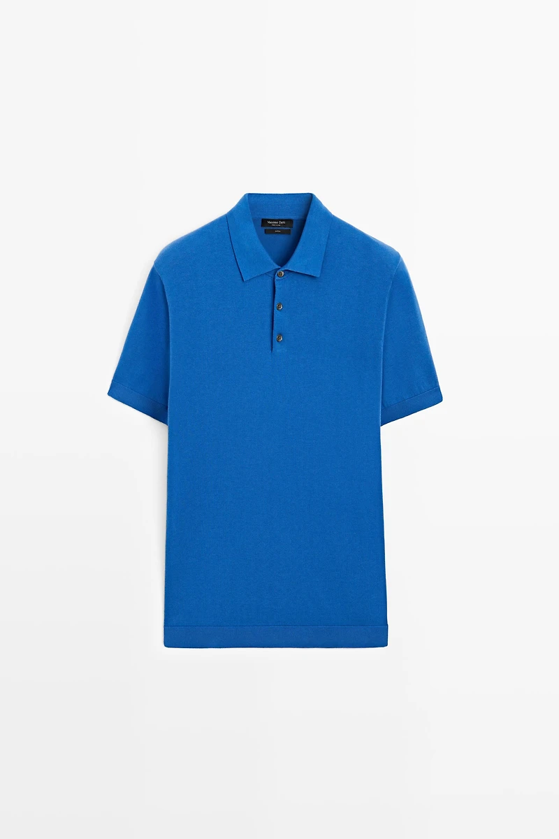 100% Cotton Knit Polo Shirt