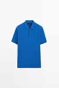100% Cotton Knit Polo Shirt