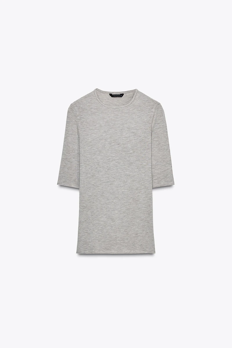 THREE-QUARTER SLEEVE T-SHIRT