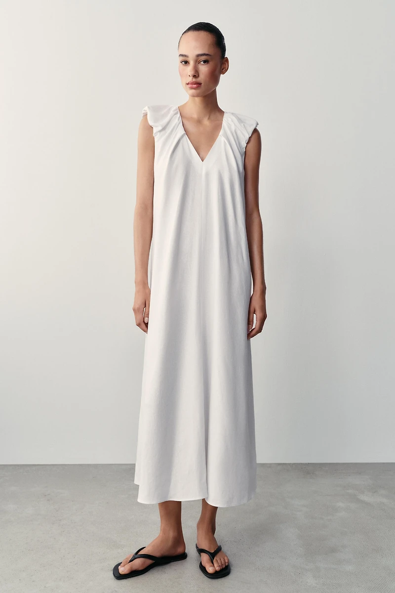 LINEN LONG DRESS