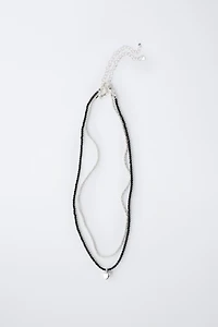 PACK OF TWO HEART NECKLACES