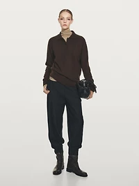 Pull 100 % cachemire avec poche