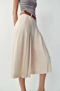 LONG BELTED SHORTS