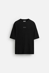 VERTICAL TEXTURED T-SHIRT