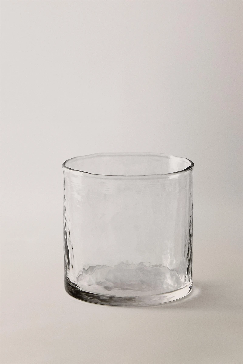 GOBELET VERRE MARTELÉ