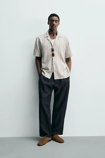 TEXTURED WEAVE SHIRT