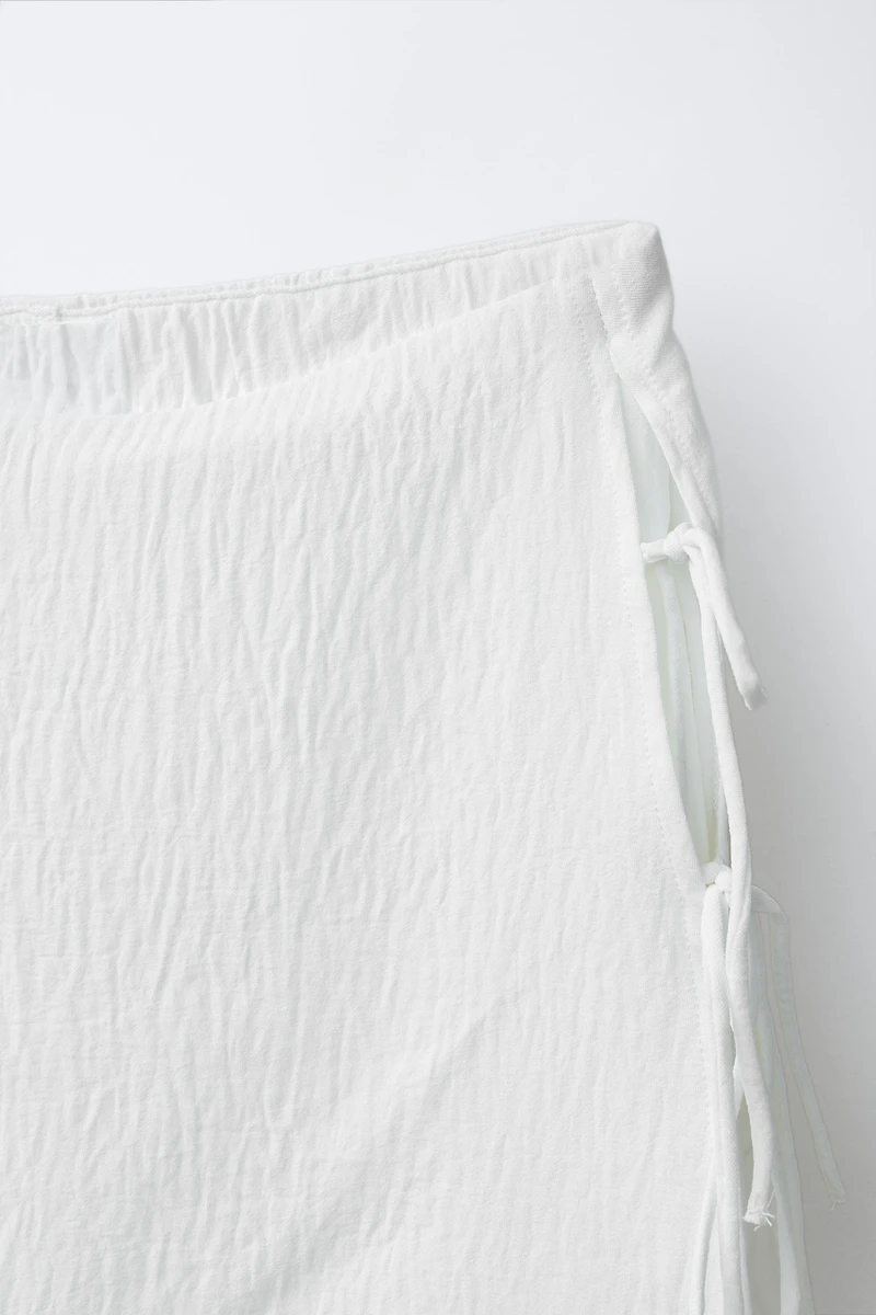 PANTALON PARÉO À JAMBES LARGES