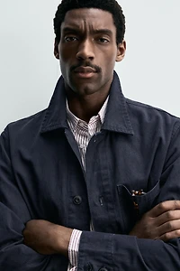 SURCHEMISE EN DENIM REGULAR FIT