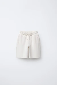 COTTON POLO SHIRT AND BERMUDA SHORTS SET