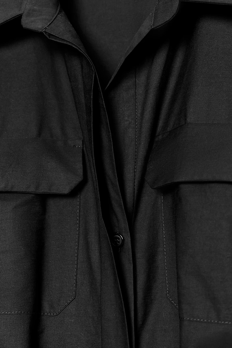 ZW COLLECTION POPLIN MIDI DRESS