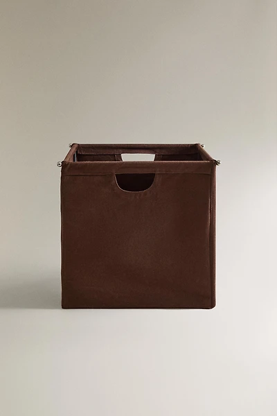 CANVAS FIREPLACE BASKET