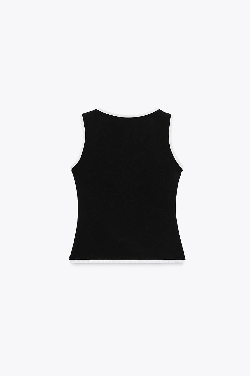 STRETCH CONTOURING VEST TOP
