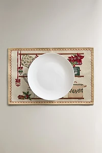 SET DE TABLE CUISINE NOËL