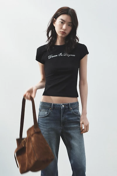 FRONT TEXT T-SHIRT