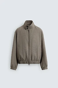 HOUNDSTOOTH RELAXED FIT JACKET