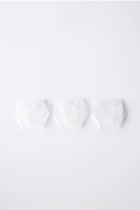 AGES 6-14 / THREE-PACK OF PLAIN UNDERWEAR