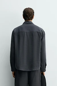 RELAXED FIT FLOWY SHIRT