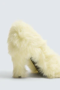 FAUX FUR SHOES HARRY LAMBERT FOR ZARA x DISNEY