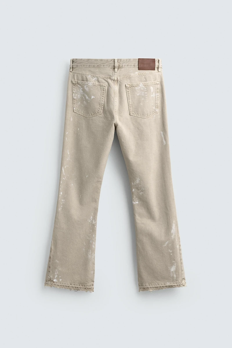JEAN FLARE EFFET ÉCLABOUSSURES