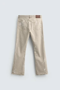 JEAN FLARE EFFET ÉCLABOUSSURES