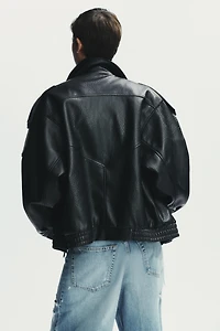 FAUX LEATHER JACKET