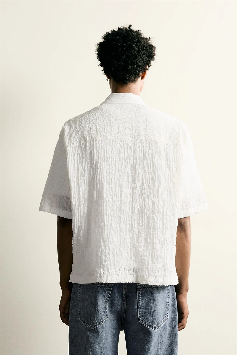 TEXTURED RELAXED FIT SHIRT