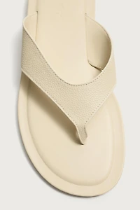 LEATHER STRAPPY SANDALS