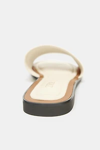 SANDALES EN CUIR SOFT