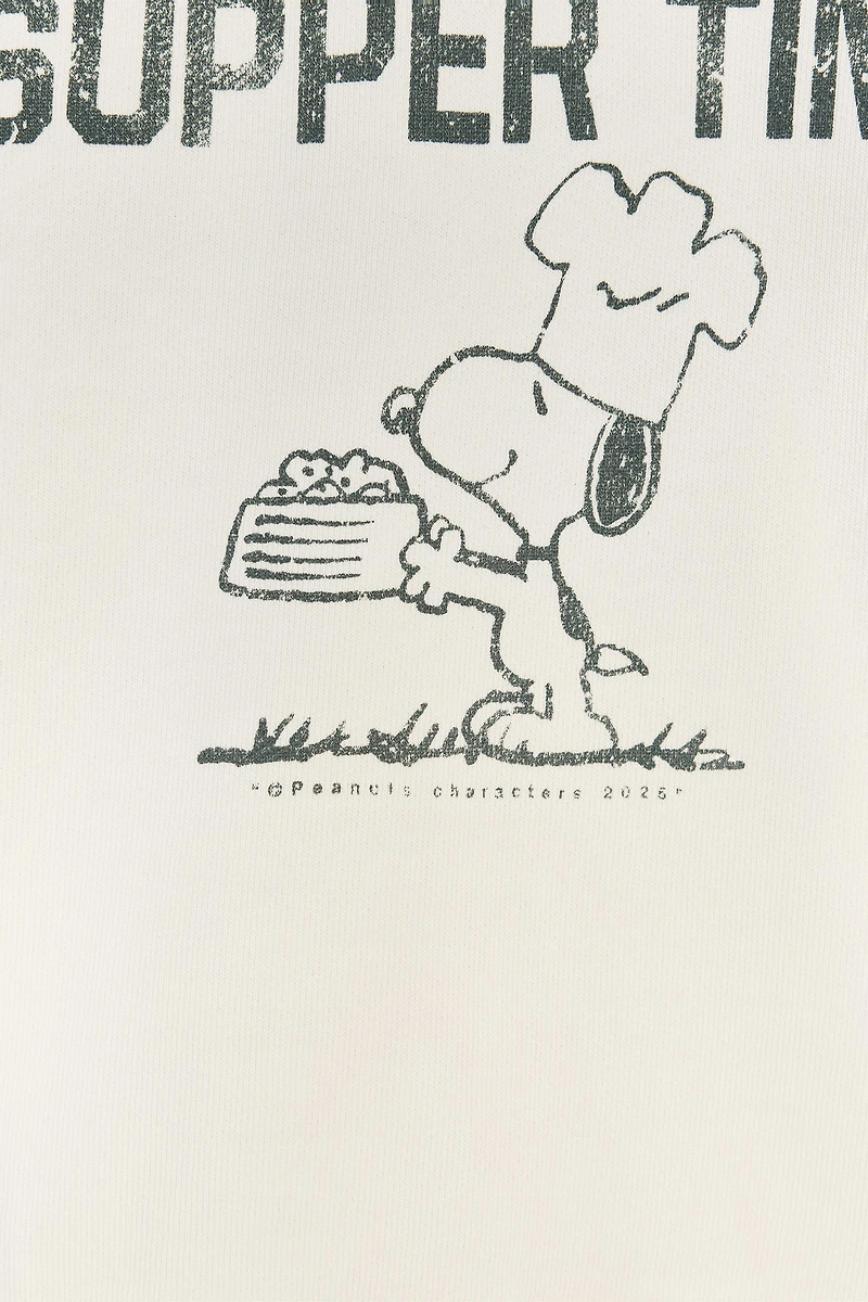SNOOPY PEANUTS™ WASHED EFFECT SWEATSHIRT