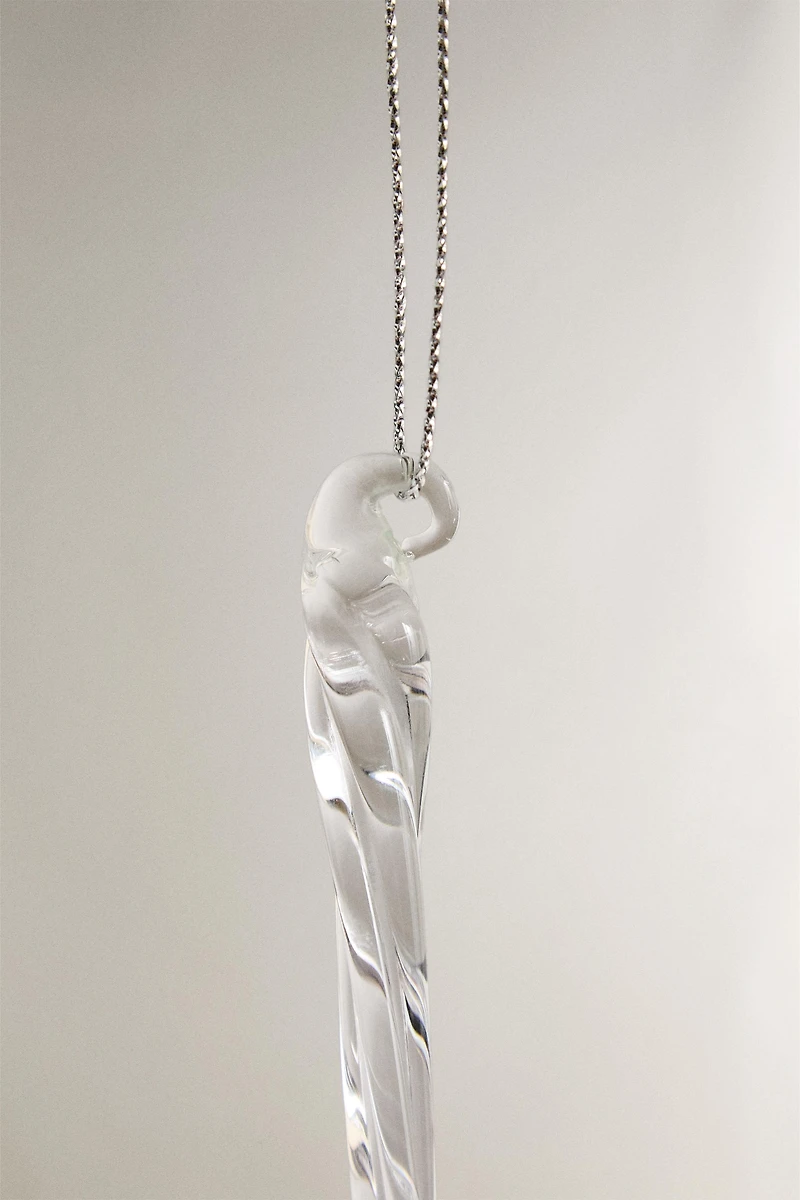 DÉCORATION SAPIN VERRE GOUTTE NOËL