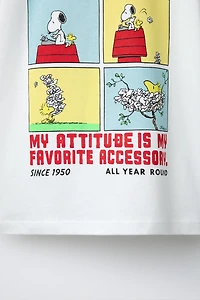 SNOOPY PEANUTS™ PRINT T-SHIRT
