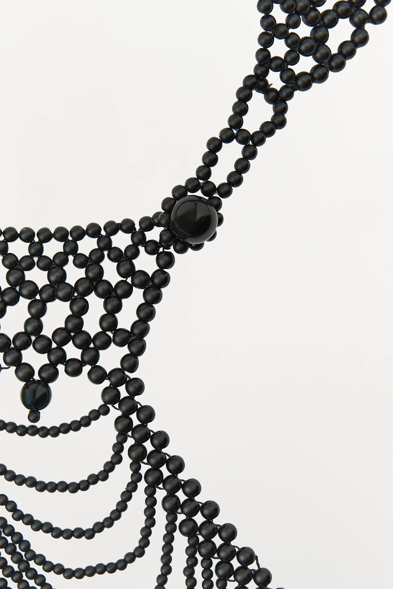 LIMITED EDITION BEADED CAPE NECKLACE