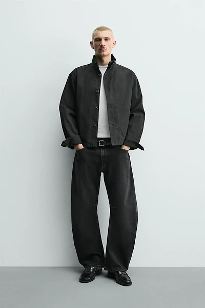RELAXED BARREL FIT JEANS