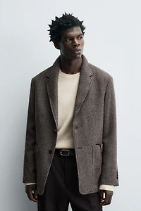 LIMITED EDITION 100% WOOL STRUCTURED BLAZER