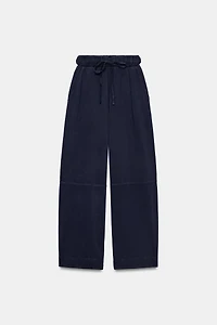 COTTON BALLOON PANTS