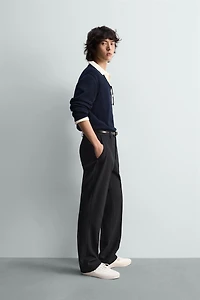 RELAXED FIT V-NECK JUMPER