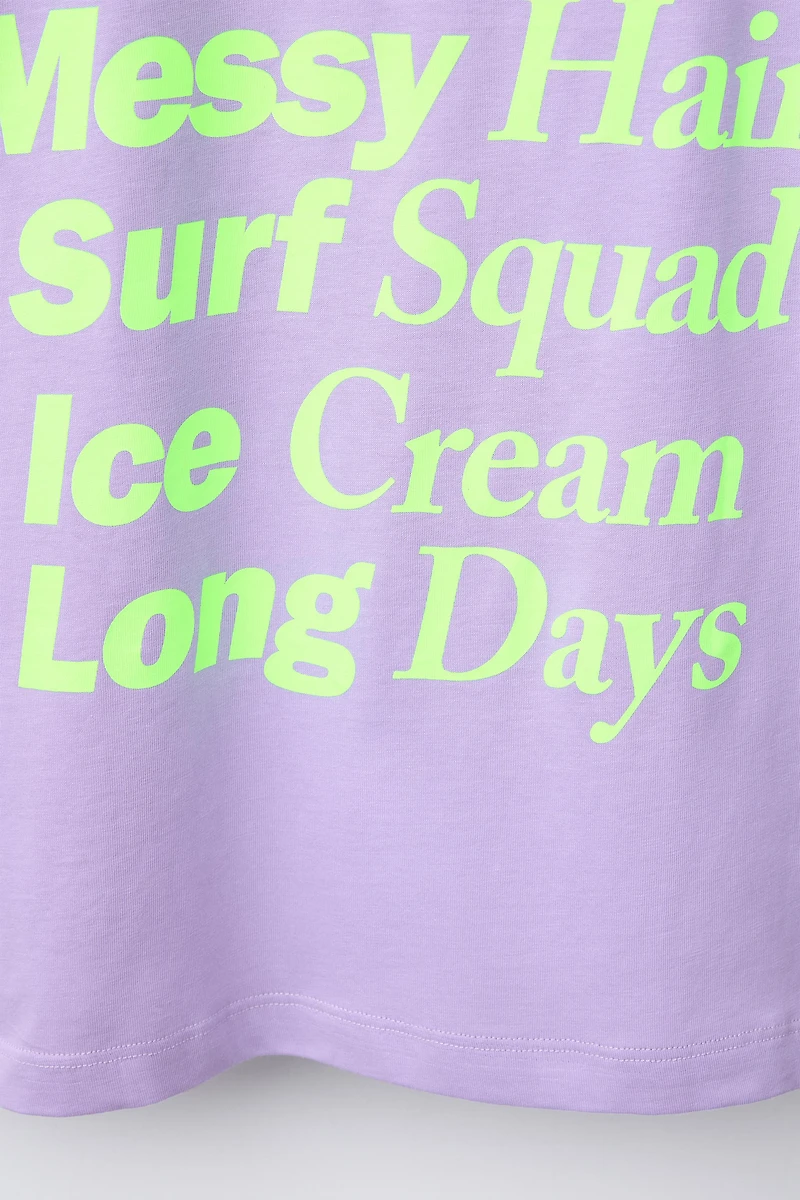 TEXT PRINT T-SHIRT