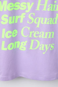 TEXT PRINT T-SHIRT