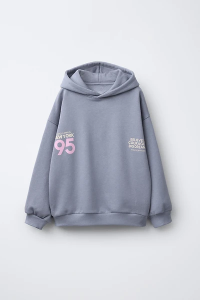 STRIPED HOODIE SWEATSHIRT