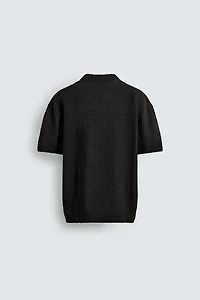 T-SHIRT EN MAILLE COTON ET LIN
