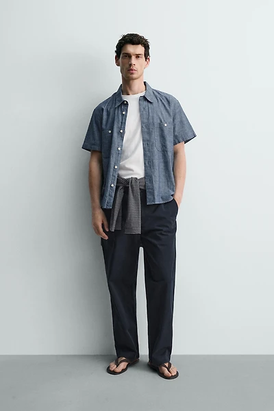 CHAMBRAY DENIM SHIRT