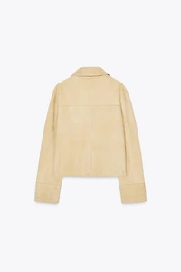 ZW COLLECTION LIMITED EDITION 100% SUEDE JACKET