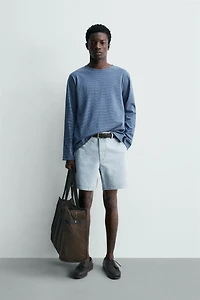 STRIPED JACQUARD T-SHIRT