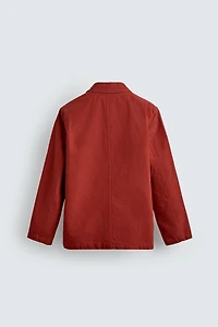 WASHED REGULAR FIT OVERSHIRT