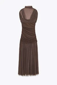 COMBINATION TULLE DRESS