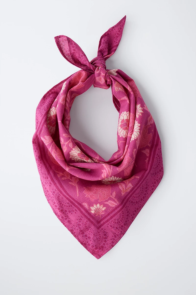 FLORAL BANDANA
